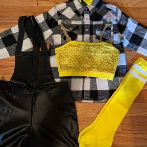 Girls hip hop costume , Halloween costume, never used, size 7/8